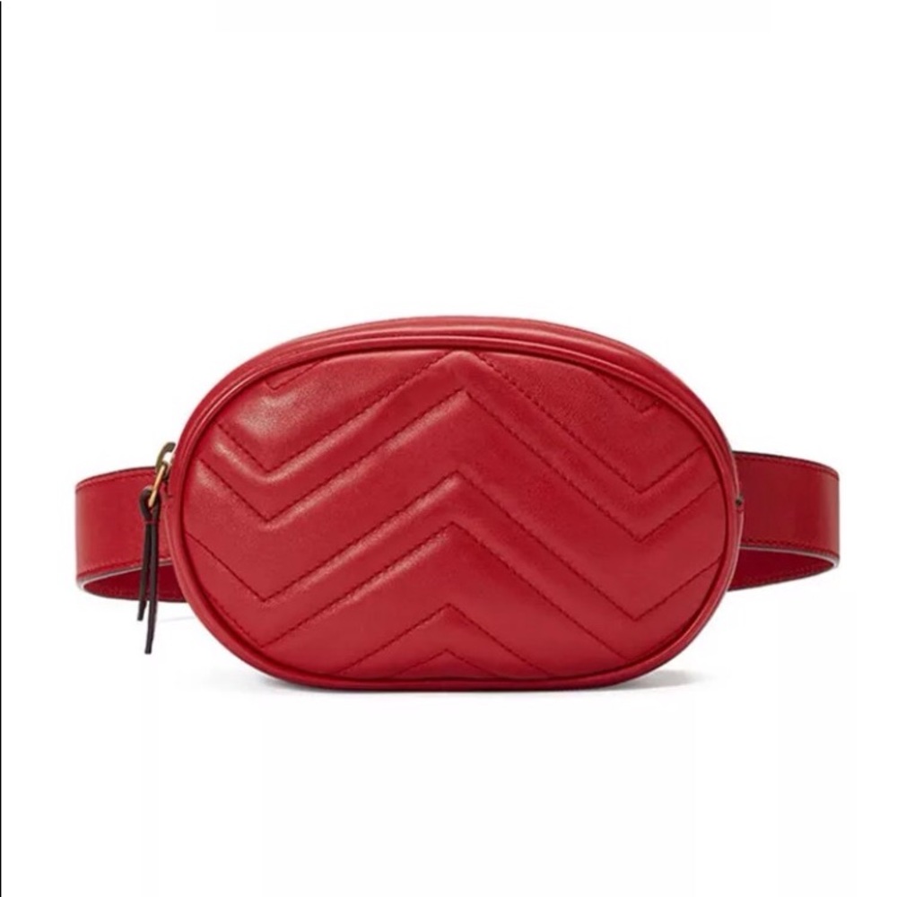 LAST ONE BLACK leather FANNY PACK - Picture 3 of 8